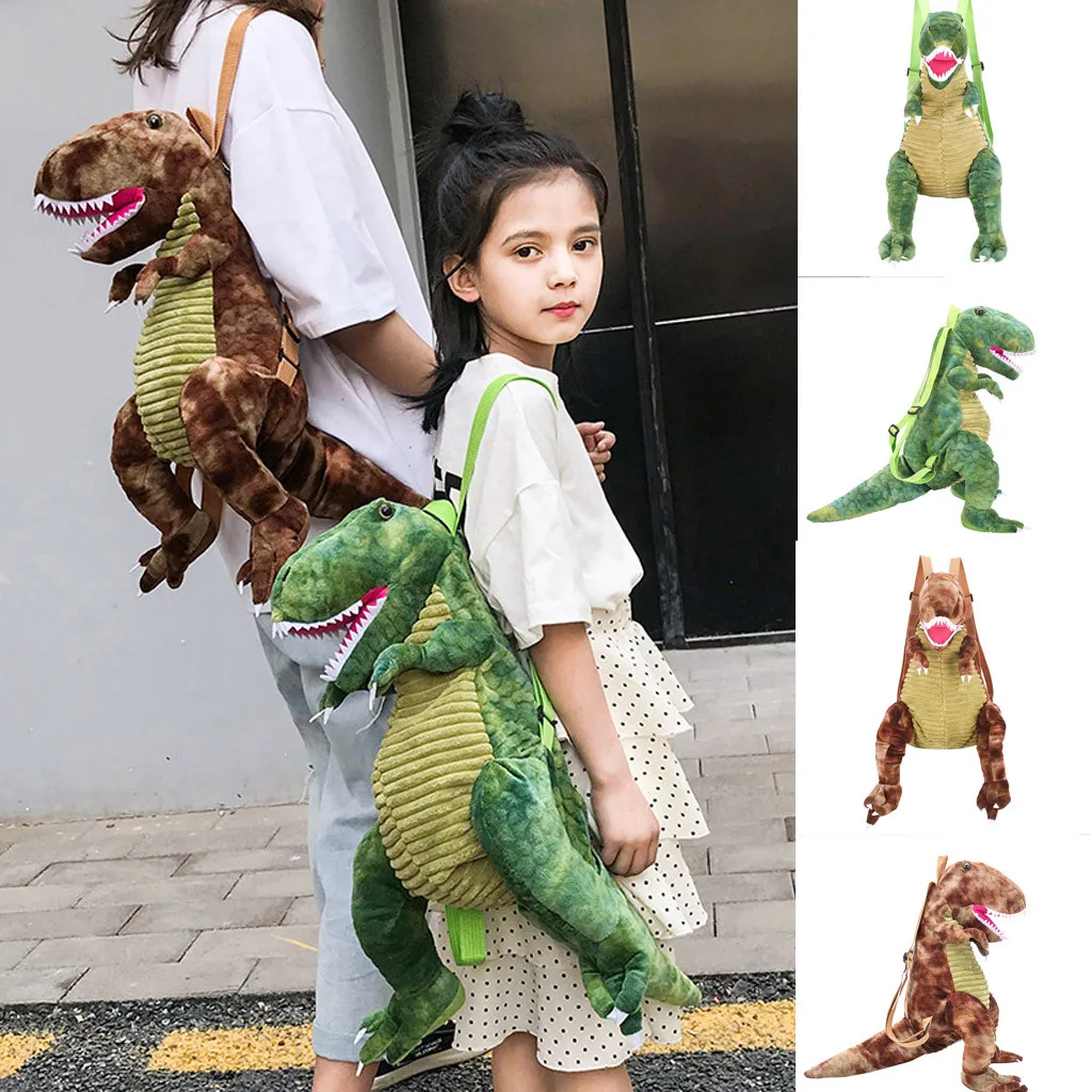 Aelicy/Детская сумка с 3D динозавром для мальчиков и девочек; Детские рюкзаки; детская маленькая сумка для девочек с милыми принтами животных; дорожные сумки; подарки для игрушек