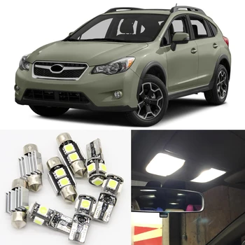 

8x Car LED Light Bulbs Interior kits For 2013 2014 2015 Subaru XV Crosstrek Map Dome Trunk License Plate Lamp 12V Car Styling
