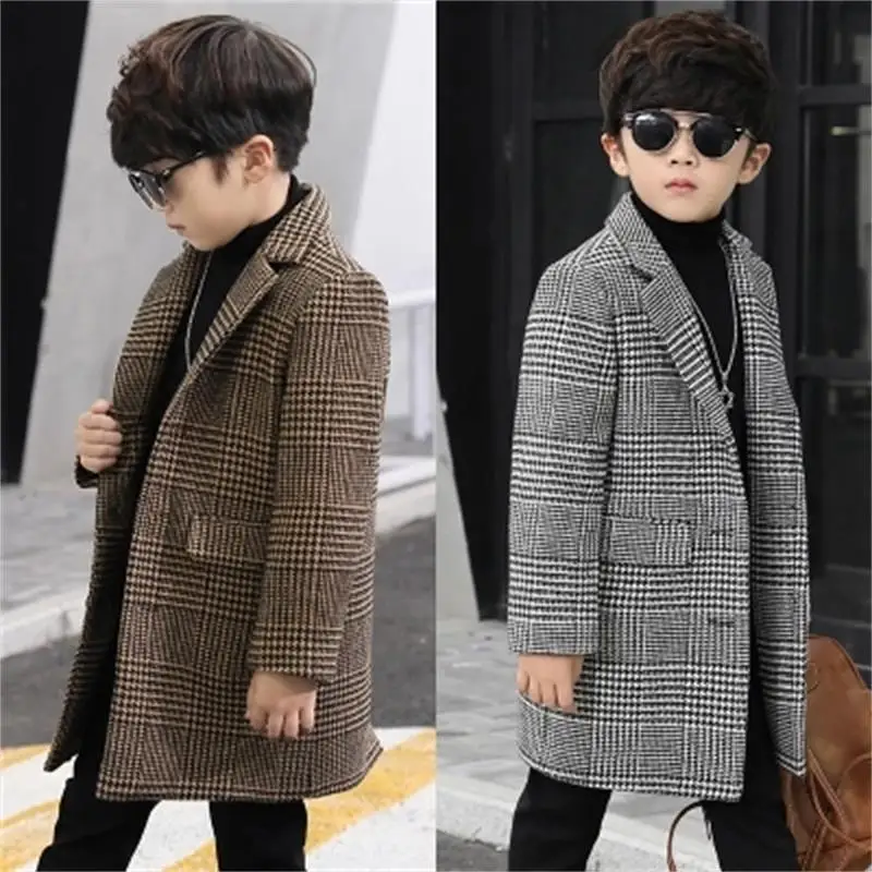 New 2018 Fashion lattice high quality Children Woolen Coat for Boys Hot Autumn Winter Fashion Buttons Kids Clothes Woolen coat02
New 2018 Fashion lattice high quality Children Woolen Coat for Boys Hot Autumn Winter Fashion Buttons Kids Clothes Woolen coat02