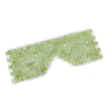 2 размера, массажер для глаз, натуральный нефрит, маска для глаз, камень, массажер для лица, маска для сна, Нефритовая маска для глаз, Для Расслабления Глаз, инструмент для ухода за глазами, инструмент для красоты