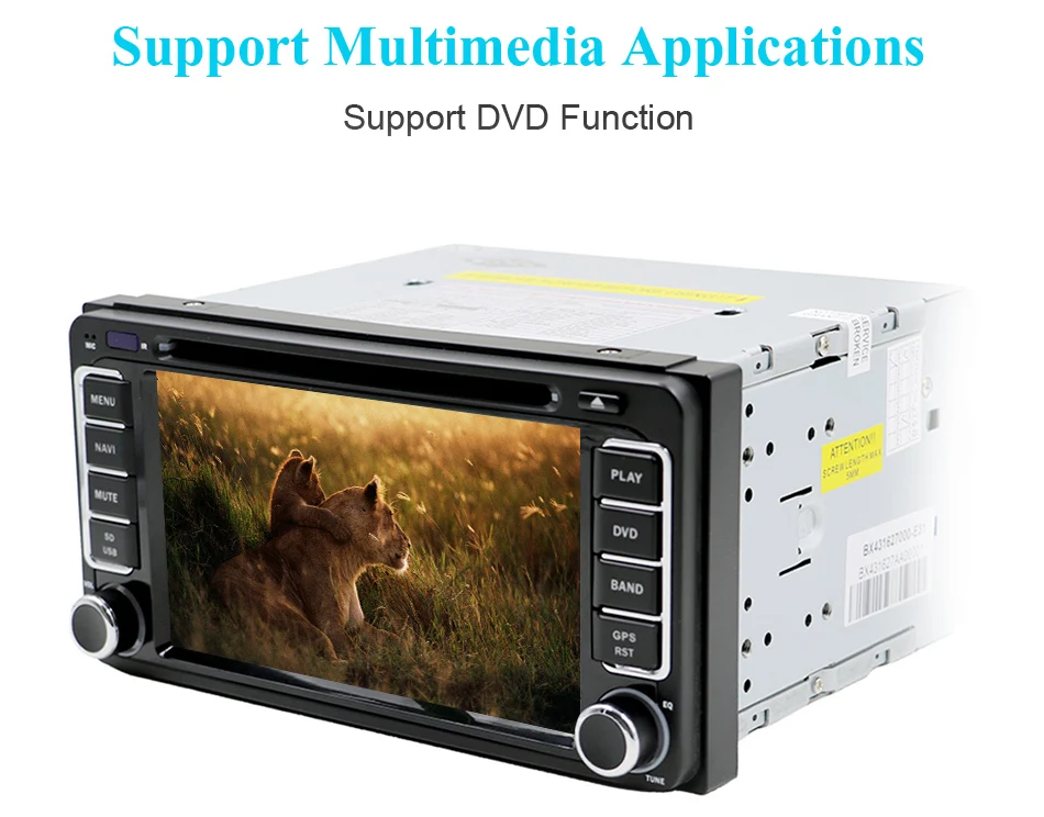 Perfect Eunavi 2 din Car DVD Radio Player GPS for Toyota Hilux yaris VIOS Camry Corolla Prado RAV4 Prado 2003 2004 2005 2006 2007 2008 14