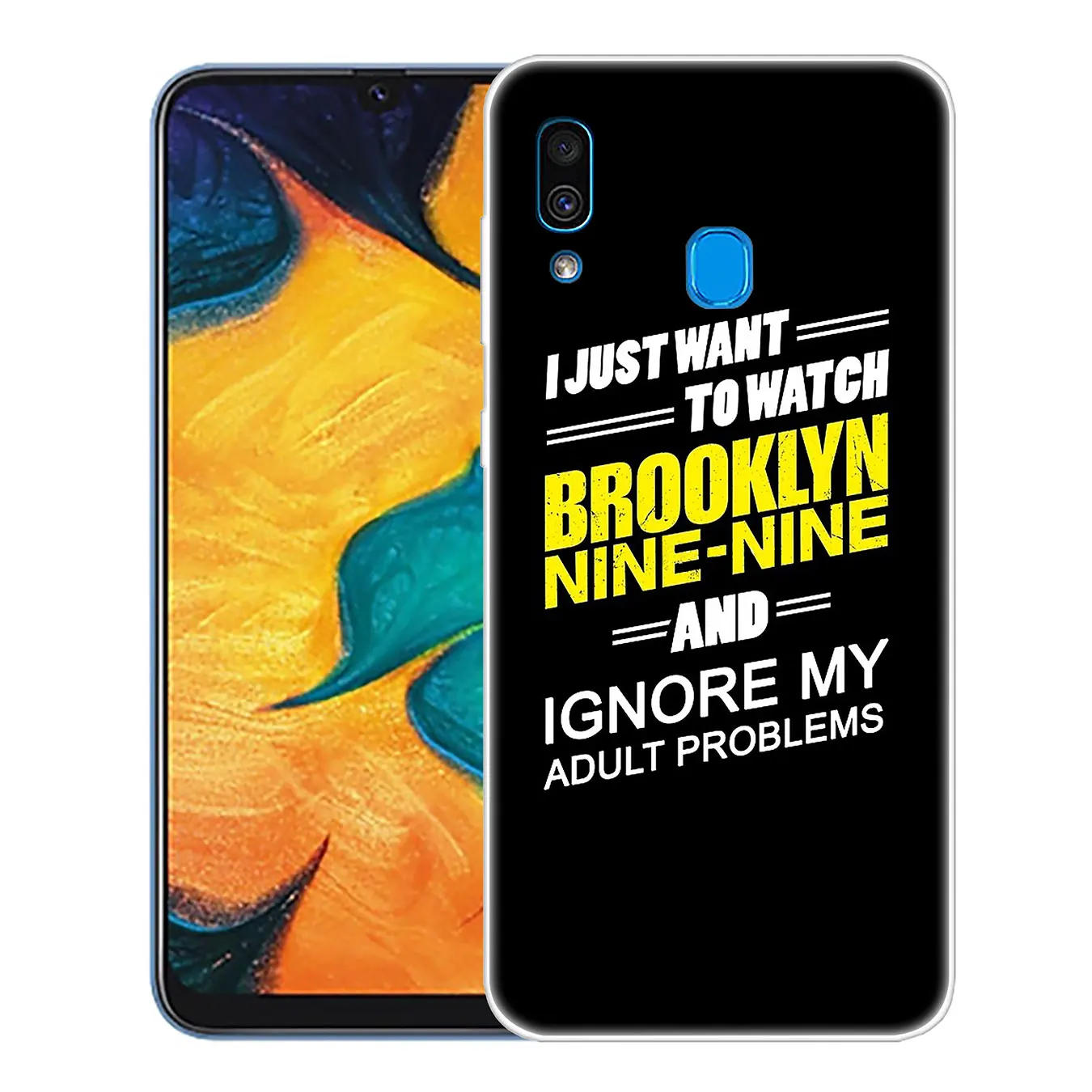 Lavaza Brooklyn девять жесткий прозрачный чехол для телефона Samsung Galaxy A70 A60 A50 A40 A30 A20 A10 M10