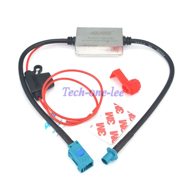 Special Price 12V 24V Car FM Radio Antenna with Power System Metal Radio 88-108 Mhz Signal Amplifier Booster for VW five generation 