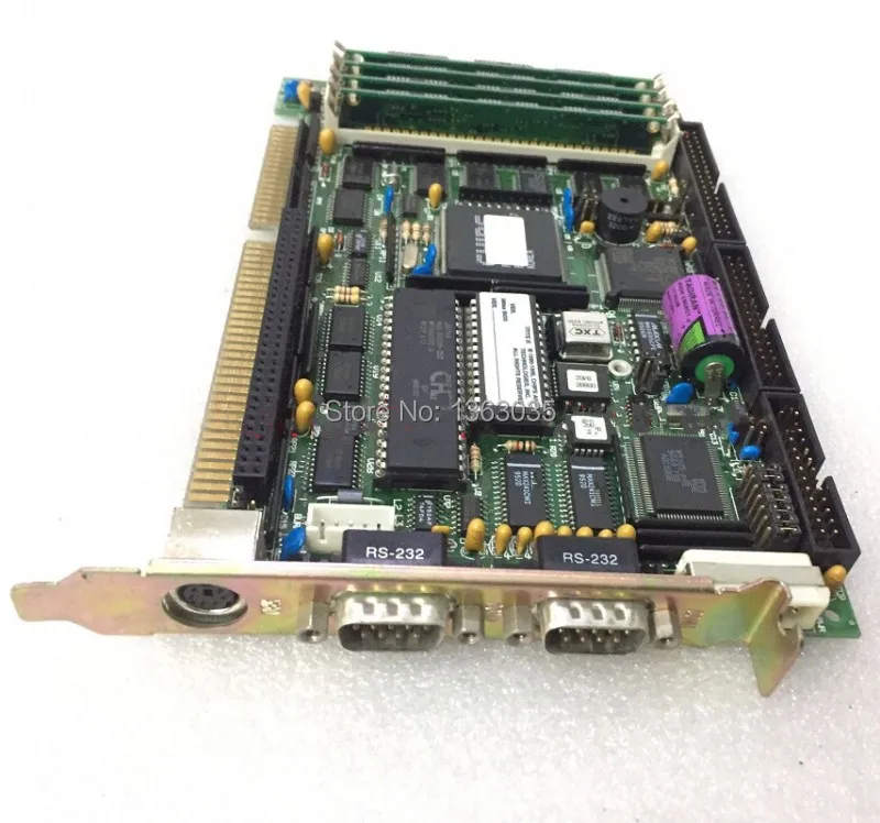 PCA-6133 386SX промышленная cpu карта REV. A4 материнская плата без ram Протестирована Работа