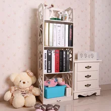 4 Tiers Waterproof Wood Book Shelf Shoes Rack Shelves Holder Storage Home Organizer 120*40*23cm