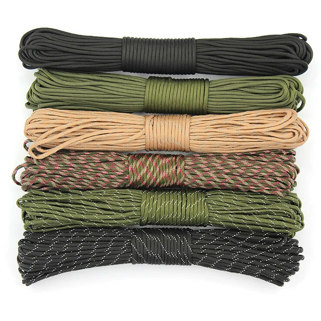 Army Green Paracord 550 Type III - 30 mtr, paracord 550