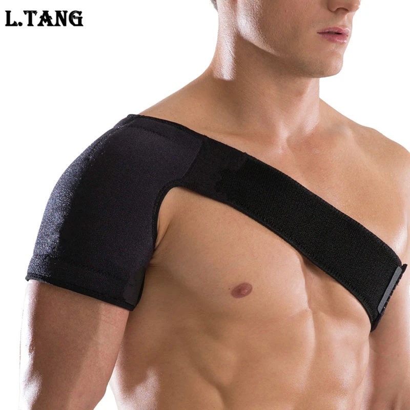 

1 PCS Breathable Shoulder Pad Protection Elastic Bandage Back Support Kinesiology Sports Tape L544