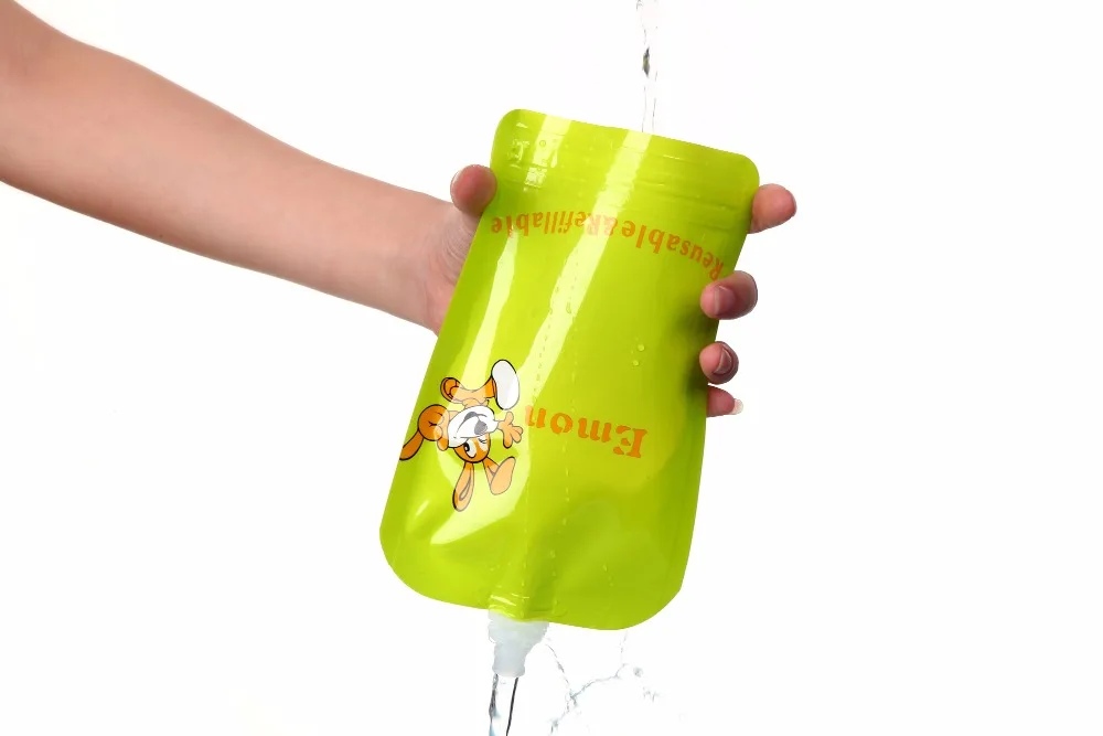 8pcslot Reusable Food Pouch Baby Food Pouches easy clean food bag Double Zipper Organic Baby Kids Food  Pouch Topper Organizer (12)