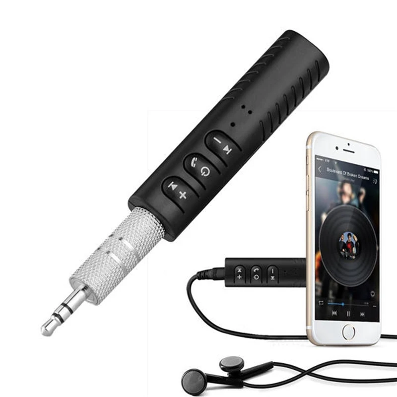

Bluetooth Receiver Audio 4.1 Stereo HandsFree Car Kit Transmitter Wireless Adapter A2DP AUX 3.5mm Music Receiver Adapter Hands