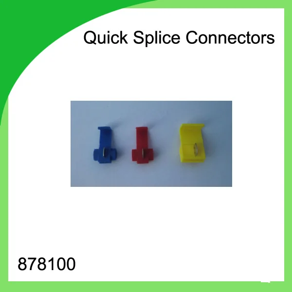 Red copper 1000 PCS 878100 Scotch Lock Wire Quick Splice Connectors ...