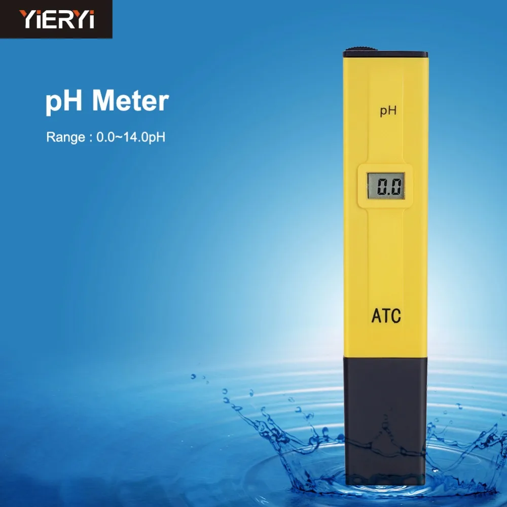 

aquarium PH meter Automatic Temperature Compensation Handheld Digital PH Tester Temperature Degree C 0.00-14.00 PH Range ph atc