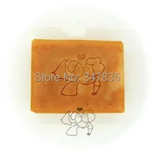 Поцелуй шаблон Мини diy мыло штамп печать с ручкой 45*35 мм(na050