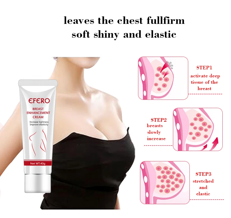 EFERO крем для груди, лифтинг, усилитель груди, улучшение стянутости, уход за грудью, крем для тела, массажный крем для увеличения груди, эфирное масло