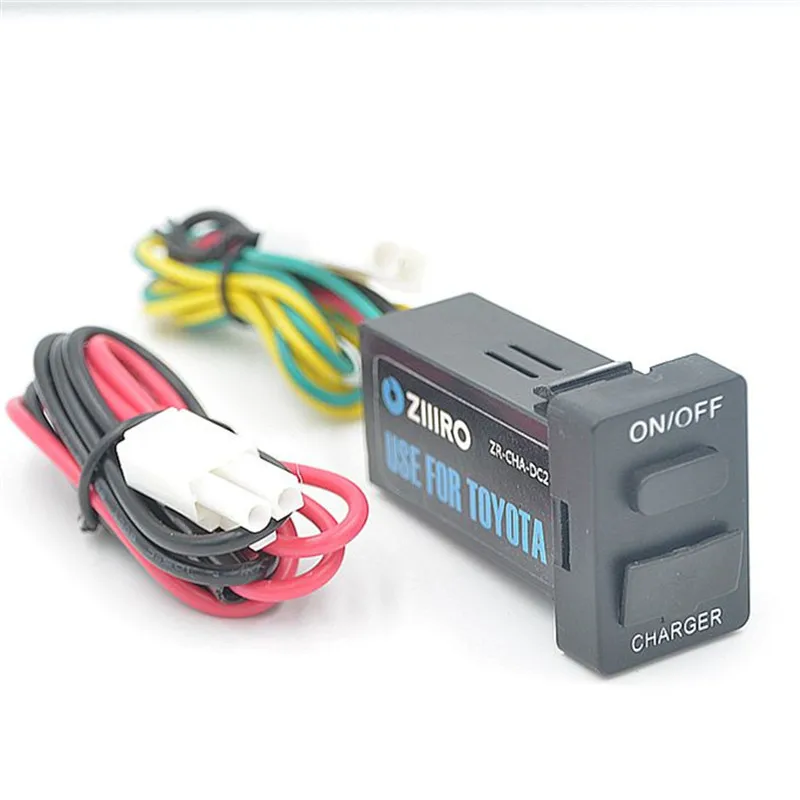 Автомобильный интерфейс USB зарядное устройство разъем адаптер с противотуманным