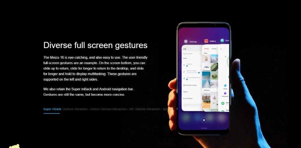 Original Global ROM Meizu 16 6GB 64GB Snapdragon 710 Octa Core Smartphone Dual Rear Cam Front 20MP 3100mAh In-Screen Fingerprint (12)