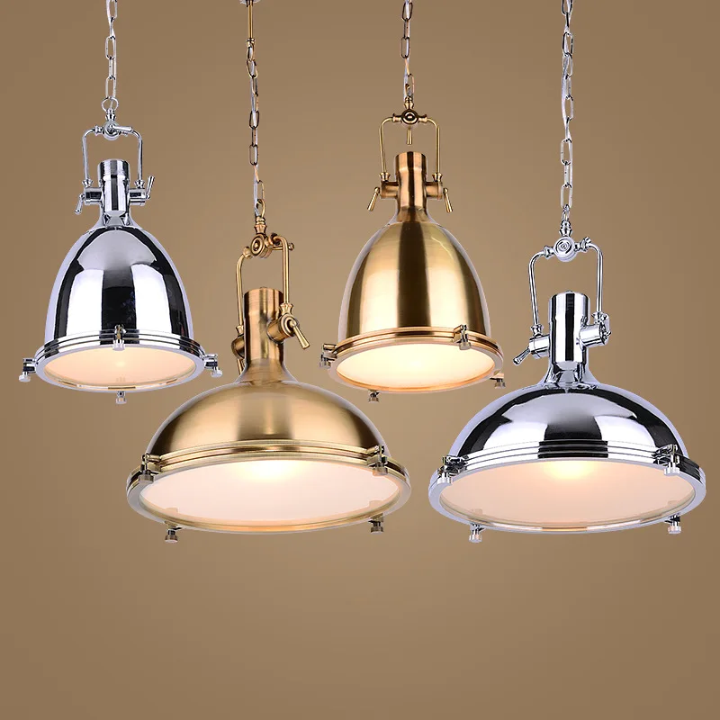  3 style Loft retro Industrial hanging Hardware metals pendant lamp vintage E27 LED lights For Kitch - 32766017109