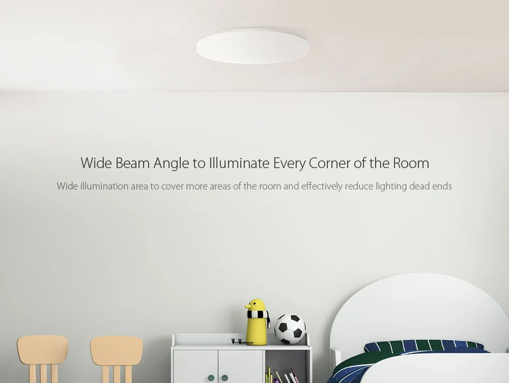 Xiaomi mijia Yeelight YLXD42YL обновленная версия 480 мм умный светодиодный потолочный светильник Поддержка Apple HomeKit интеллектуальное управление