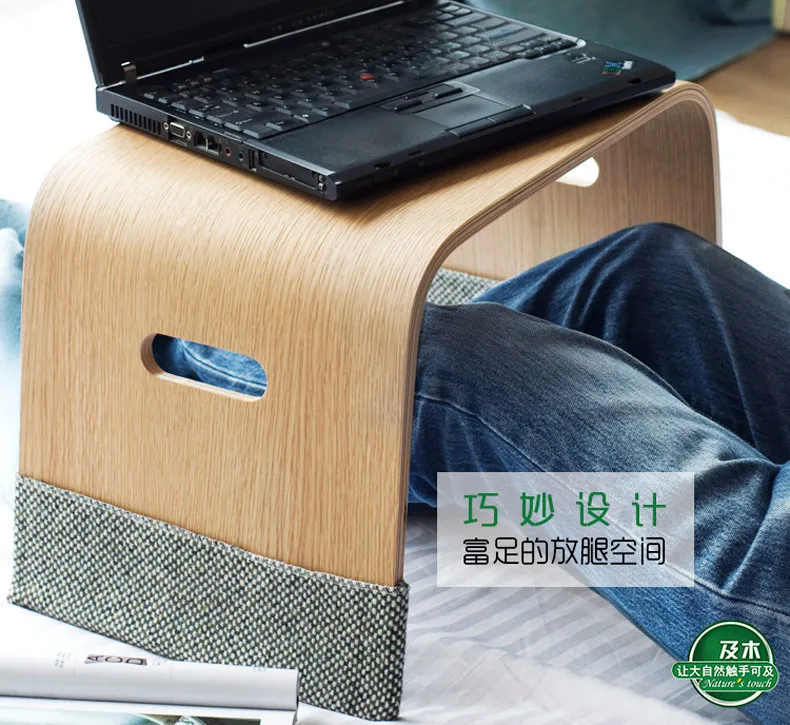 Modern/simple/laptop desk/solid wood/computer desk for bed 2 type