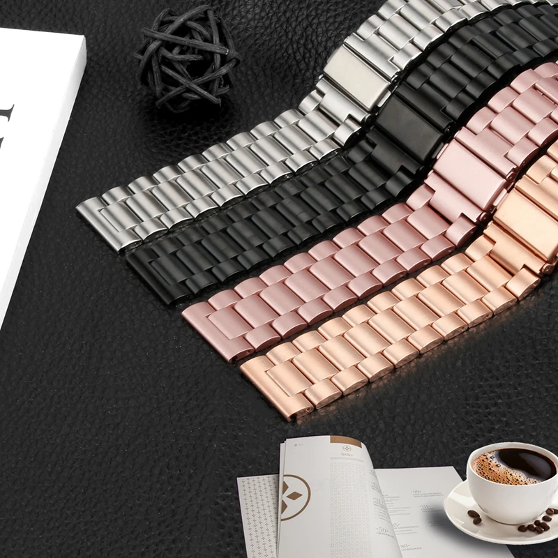 LPWHH Stainless Steel Watchband For Samsung Galaxy Watch Accessories sm-r800 46mm 42mm Metal Buckle watchbands Strap Wristwatch LPWHH Stainless Steel Watchband For Samsung Galaxy Watch Accessories sm-r800 46mm 42mm Metal Buckle watchbands Strap Wristwatch