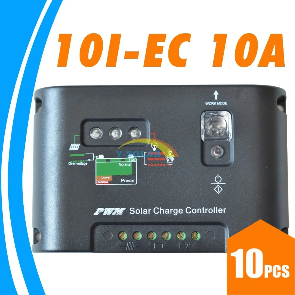 

LOTS! 10PCS 10A Solar Charge Controller Regulator 12V 24V auto 120W Solar panel 240W PV Solar Controller