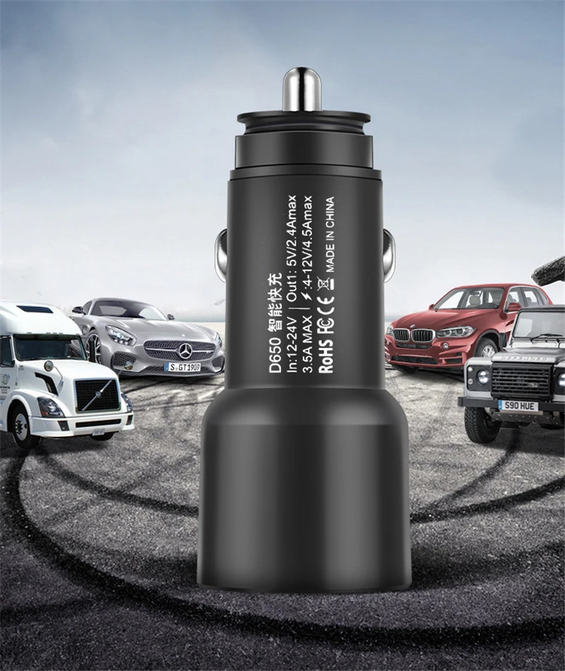 Supercharge VOOC QC3.0 Dash Charge Multi-protocol Intelligent Fast Car Charge For iPhone SAMSUNG HUAWEI XIAOMI OnePlus 6 5T 3T (6)