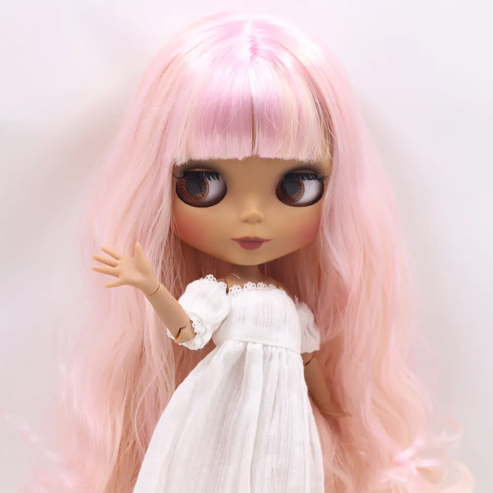 Ледяной DBS Blyth кукольные нет. BL1017/2352 розовый смешанный волос шарнирное тело черная
