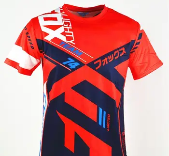 

NAUGHTY FOX BMX Short Sleeve Cycling T-Shirt Dirt bike Downhill Jersey Bicycle Mountain Bike Clothing Quick Dry DH MX MTB Jersey