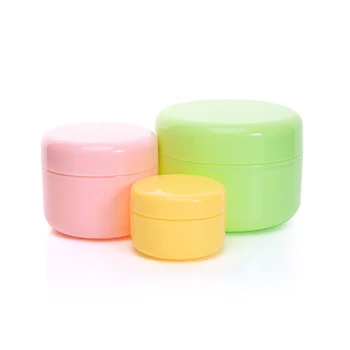 

10pcs PP Empty boxes cream Jar Plastic Cosmetic Container Small Sample Box Makeup Sub-bottling With Screw Caps 20ml 30ml 50ml