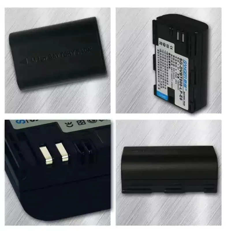 LP E6 Battery pack LPE6 lithium batteries LP E6 For Canon 5D Mark II