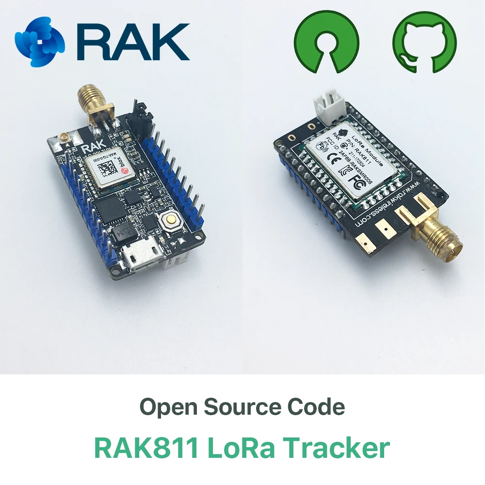RAK811 LoRa трекер доска Беспроводной удаленного позиционирования MAX 7Q gps модуль MEMS
