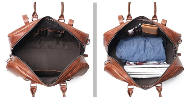 Винтажные большие сумки из натуральной кожи для путешествий и ноутбуков, вместительные сумки для путешествий и ноутбуков, Водонепроницаемые кожаные сумки для багажа lfb07