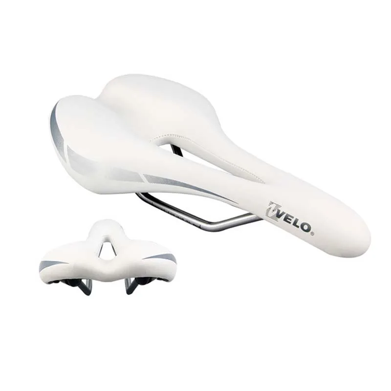 

MTB Road Bicycle Saddle White Comfortable Hollow Cycling Riding Bike Saddle Back Seat Men Women Mountain Bike Rear Seat Cushion