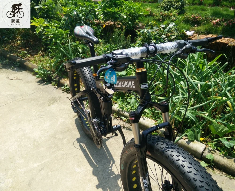 Clearance Kalosse   new cycling bicicleta mountain bike  bicycle 21/24/27/30 speed  26*4.0 tires  snow/beach   mountain bicycle 16