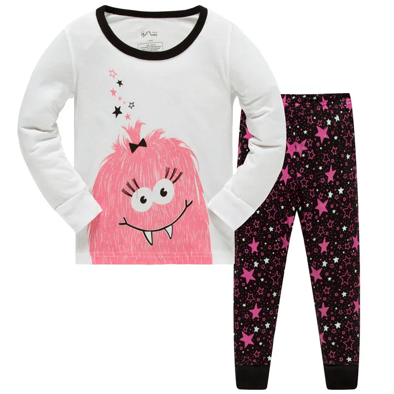 Детский пижамный комплект; весенние пижамы для маленьких девочек с изображением русалки; пижамы для детей с изображением миньонов; Осенняя детская одежда с изображением Даши-путешественницы и Эльзы