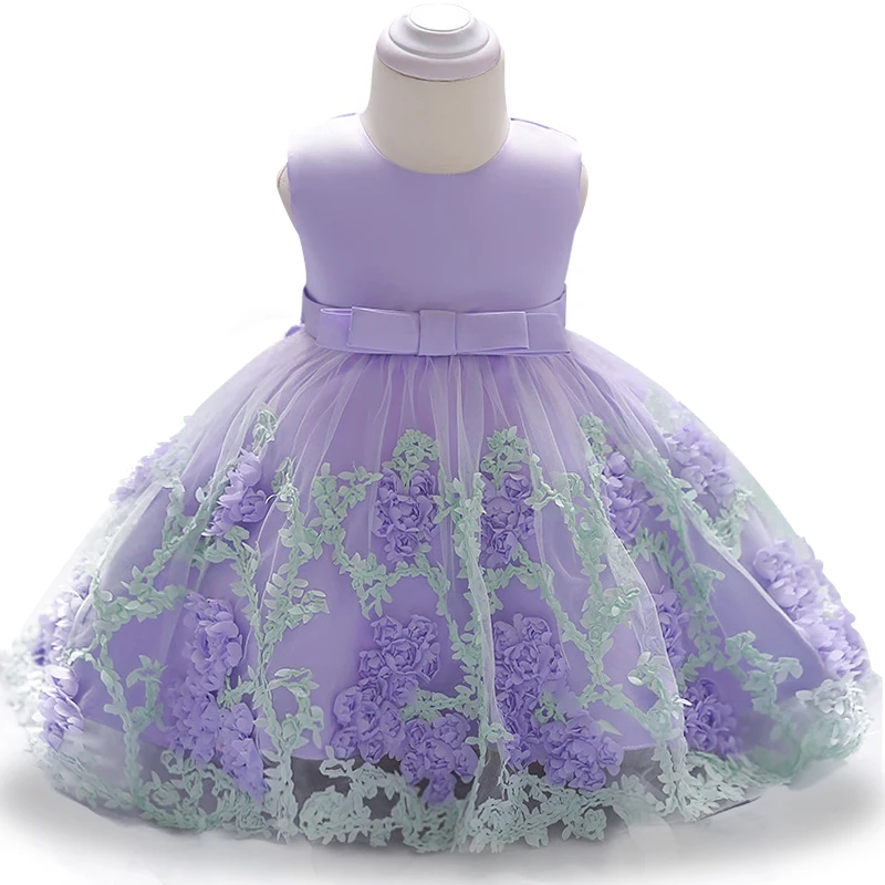 

2018 Lace Sequins Formal Evening Wedding Gown Tutu Princess Dress Flower Girls Children Clothing Kids Party For Girl Clothes
