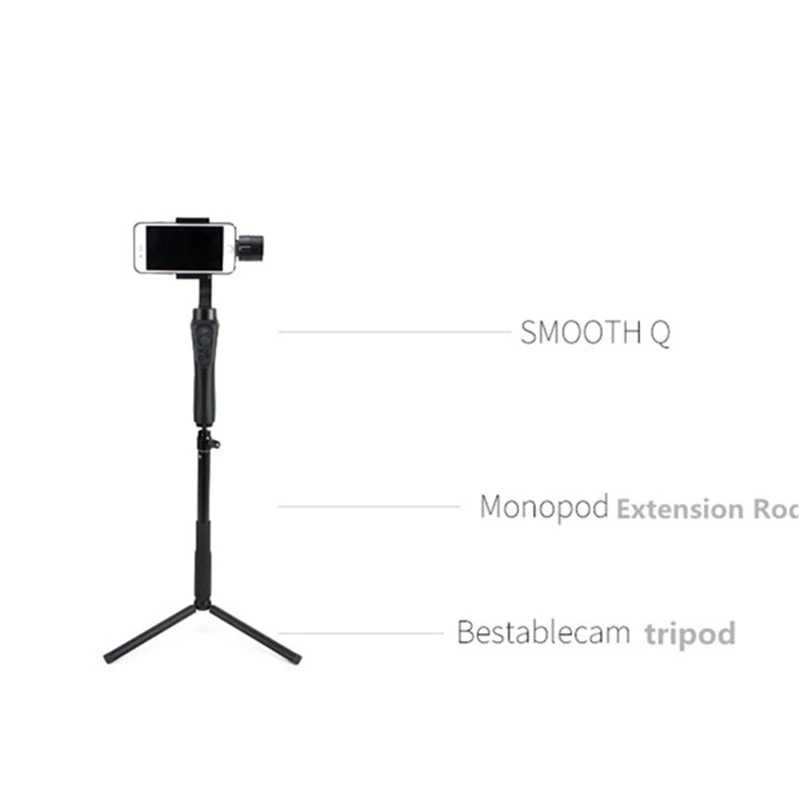 Zhiyun Smooth 4 Q выдвижной Полюс удлинитель Регулируемый для Zhiyun Feiyutech DJI ручные gimbals OSMO 2 Gimbal