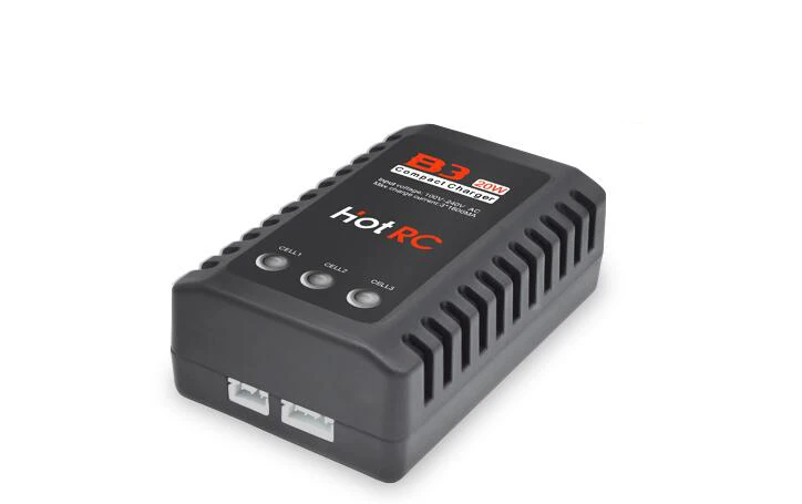 1 шт. HotRc Imax B3 20 Вт 1.6A компактный портативный аккумулятор баланс зарядное устройство для 7,4 В 11,1 В RC LiPo батарея EU US