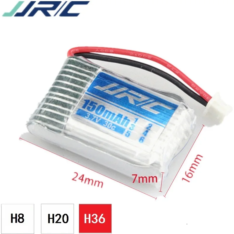 3,7 v 150mah 30C для JJRC E010 E010C E011 E013 JJRC H36 F36 NH010 батарея RC Квадрокоптер запасные части 150mah 3,7 v LIPO батарея