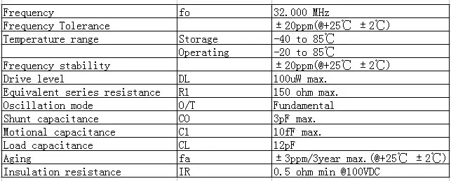 50 шт. 2520 32 МГц 32,000 МГц 20ppm 12pF smd Кварцевый резонатор с украшением в виде кристаллов