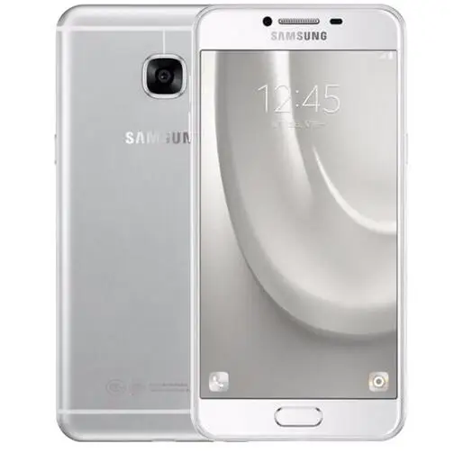 Мобильный телефон Samsung Galaxy C5 LTE c5000, четыре ядра, 1,2 \ 1,5 ГГц, 4 ГБ/32 ГБ, камера 16 МП, NFC - Цвет: silver