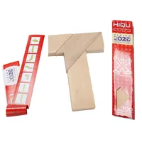 Classical Educational Toys Chinese Funny Classic Puzzle Developmental Children Kids Wooden Toy Gift Word Puzzles 1