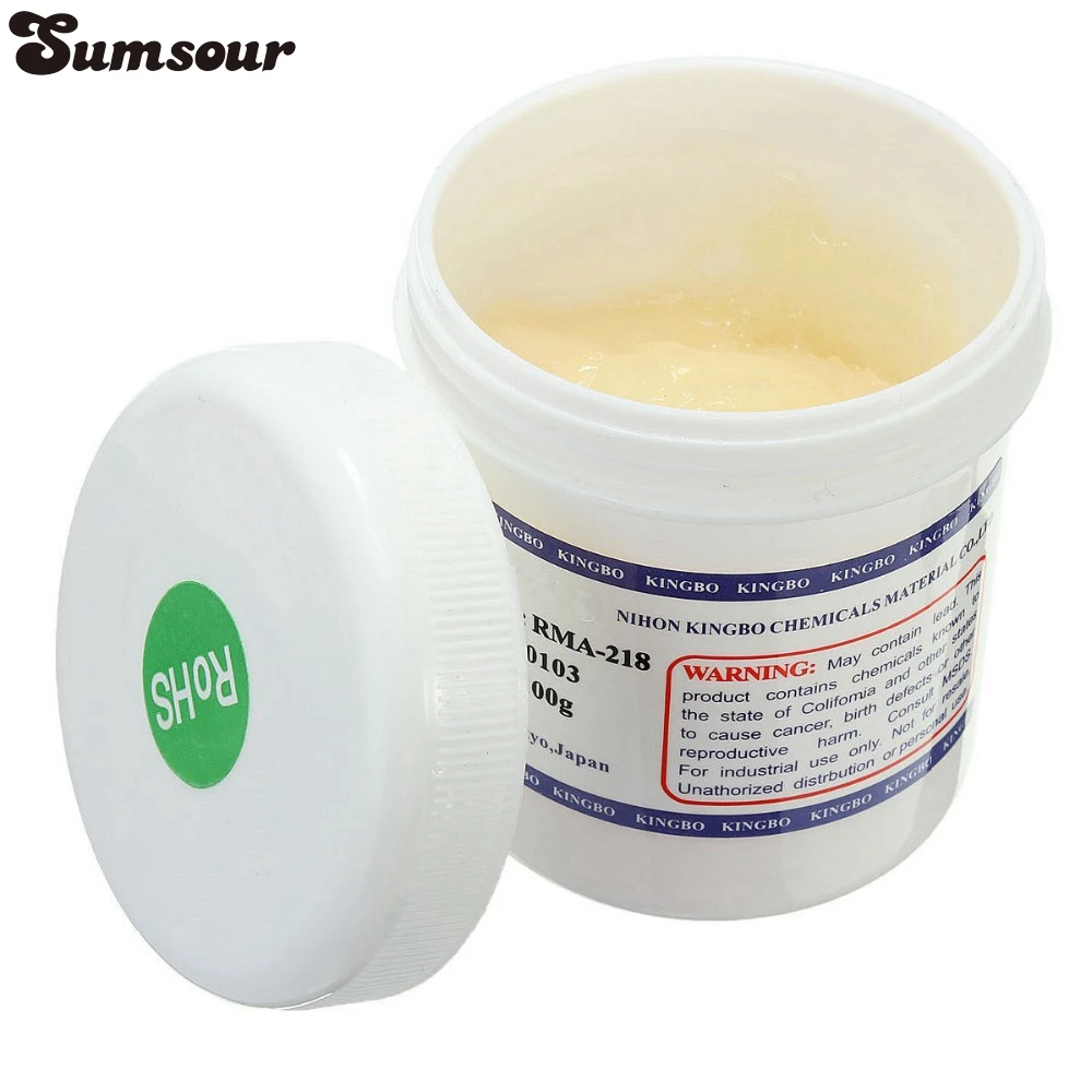 New RMA 218 100g BGA Solder Paste Flux For Reballing Soldering Repair Accessories ( Yellow