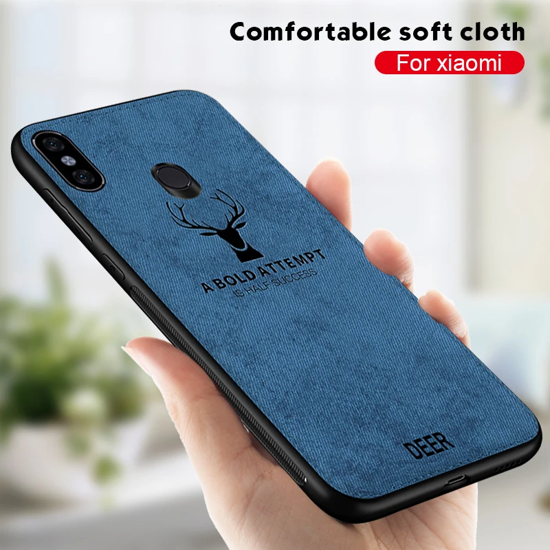 Для Xiaomi Mi 8 SE A1 A2 Lite Mix 2 2s 3 Play Redmi 6 6A Note 5 Pro S2 F1 тканевый Мягкий силиконовый чехол из