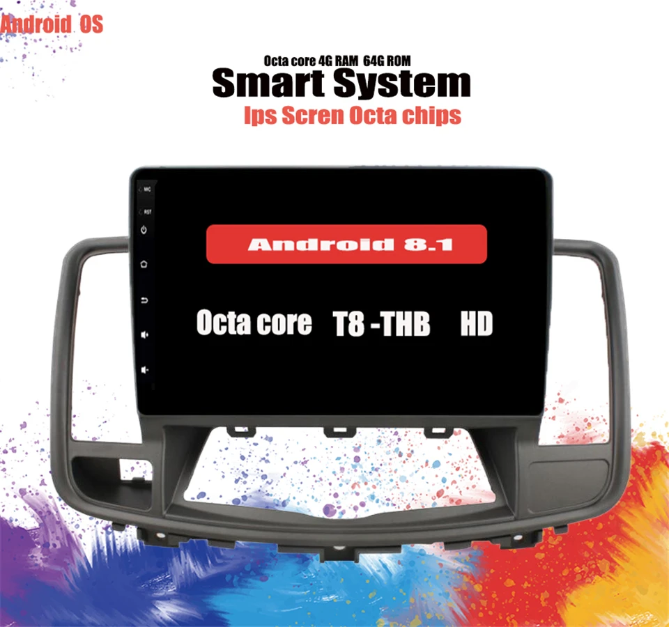 Sale Car Radio Multimedia 4GB + 64GB DVD Video Player Navigation GPS Android 9.1 For Nissan Teana j32 2008-2013 4G Carplay Head Unit 0