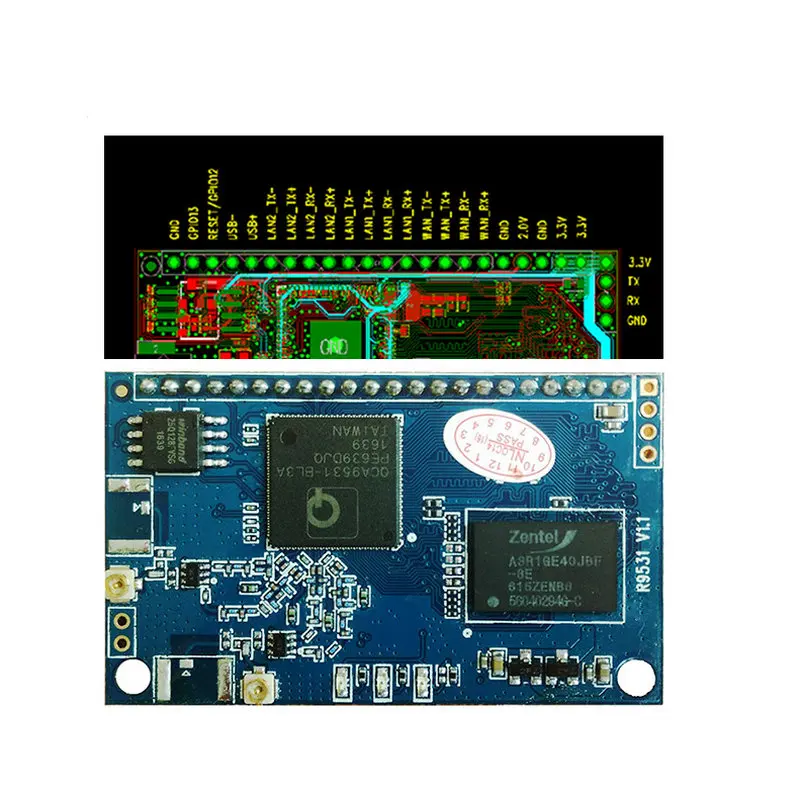 

QCA9531 Wireless Routing Module Wifi Camera Module Openwrt Router Core Board Super 9341