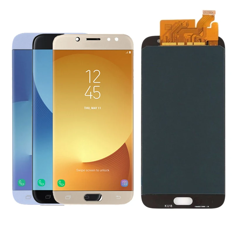 

Adjust Brightness For Samsung Galaxy J7 2017 J730 J730F J730M J730Y LCD Display + Touch Screen Digitizer Assembly Fee Shipping