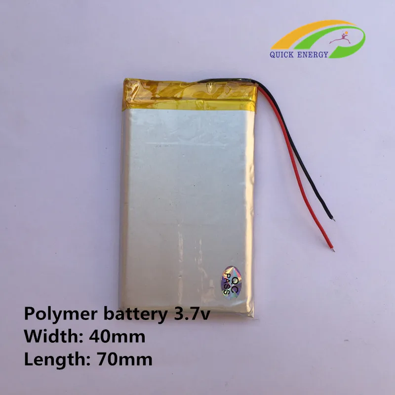 3.7V 2400MAH polymer thium rechargeable batteries Bao navigation GPS