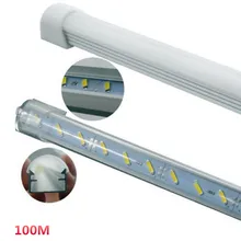 100 м/лот затемнения 16 Вт 1 м SMD7020 светодиодный 72 светодиодный s/100 см неподвижно закрепленная Жесткая света супер яркий светодиодный бар осветительные полосы DC 12 V светодиодный трубка Кабинета