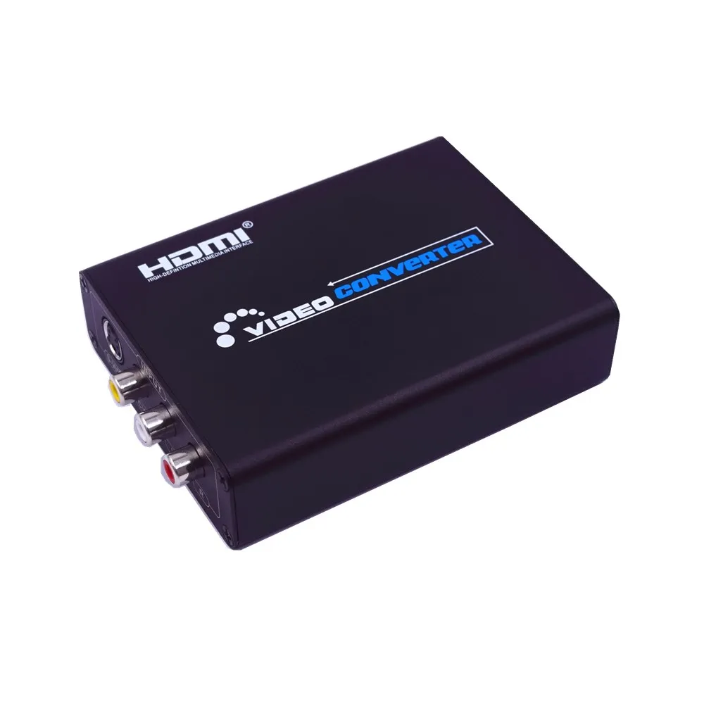 720 P AV+ S-VIDEO CVBS композитный s-видео R/L аудио к HDMI конвертер адаптер с S-VIDEO аудио кабель США/ЕС штекер