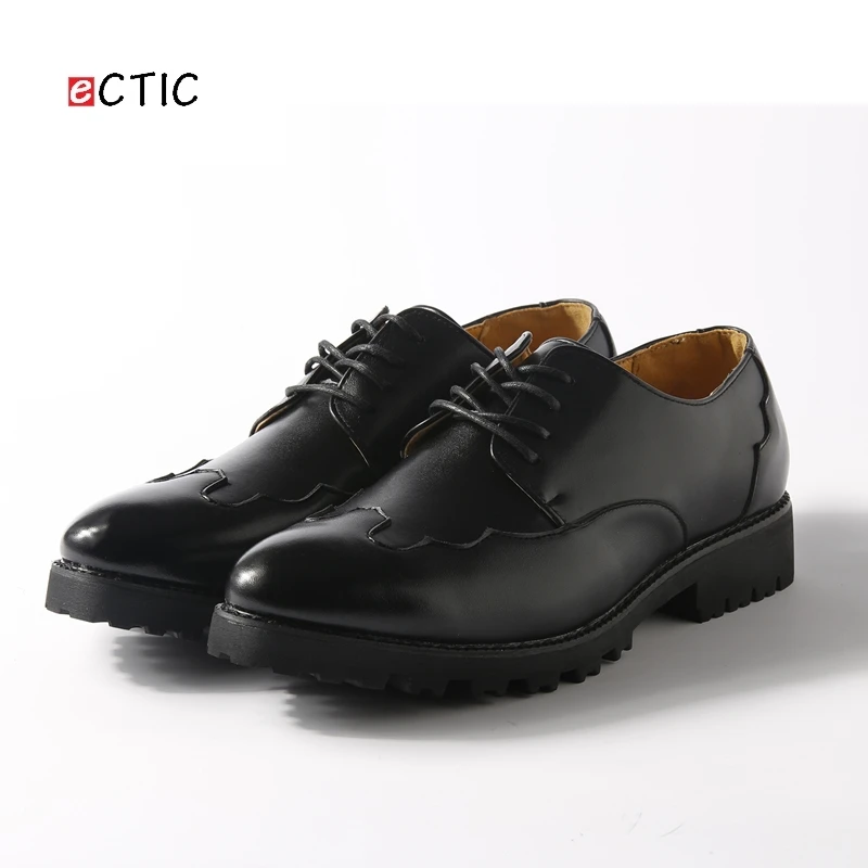 Apontado De Brogue Casamento Alta Homens Sapatos Vestir Flats Chegada Bonito Negócios Novos Oxfords Preto Dedo Qualidade 2017 0wS77